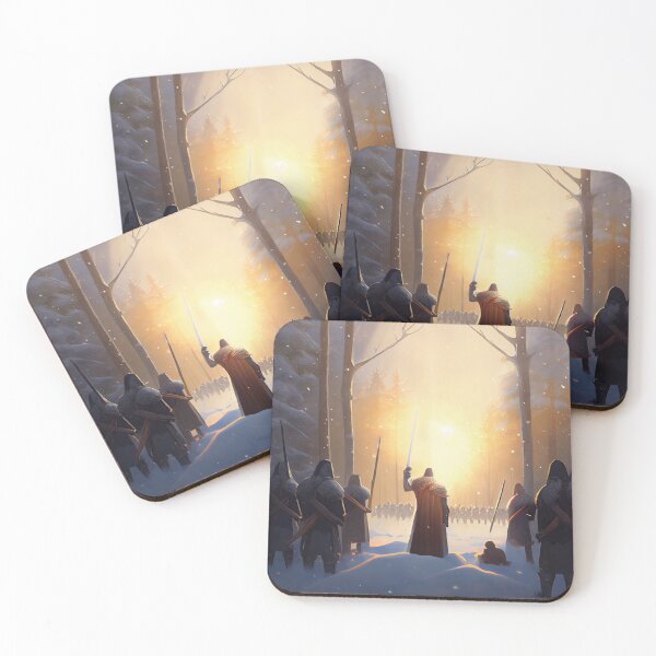 Item preview, Soldiers in the snow from a fantasy world. designed and sold by Maniock.