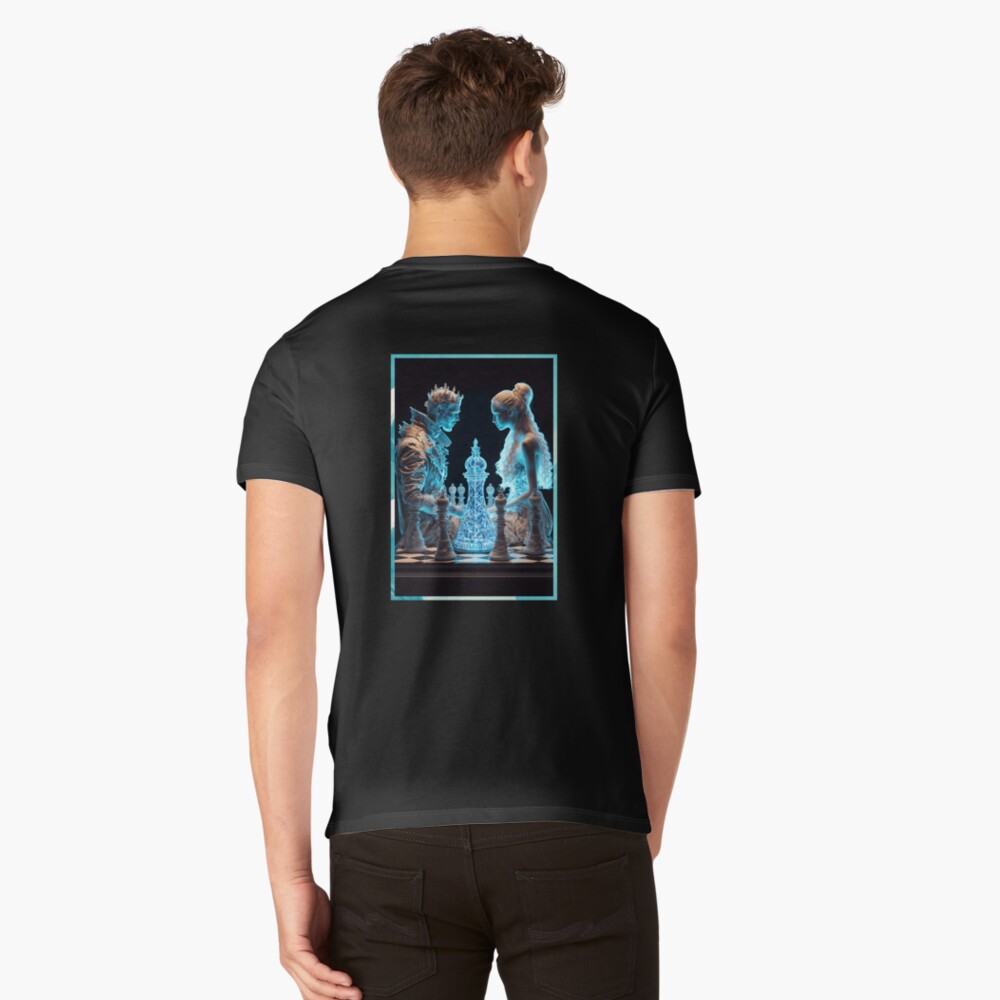 Aperçu de l'œuvre T-shirt col V créée et vendue par novadreamart.