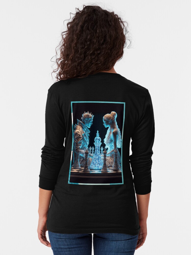 Aperçu 2 sur 5. T-shirt manches longues avec l'œuvre Nova Dream x AI - #2 créée et vendue par novadreamart.