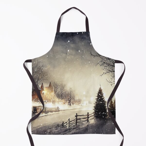 Item preview, Snowy Sunset in the Country designed and sold by EcoArtLab.