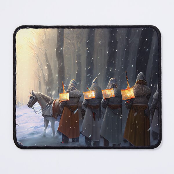 Item preview, Knights in procession in winter - fantasy. designed and sold by Maniock.
