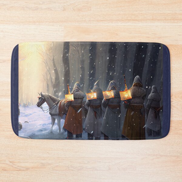 Item preview, Knights in procession in winter - fantasy. designed and sold by Maniock.