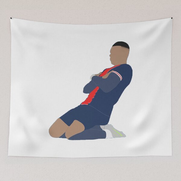 Item preview, Kylian Mbappe Jersey Art, Paris, Football Wall Art, Minimalist designed and sold by Fan-Shop.
