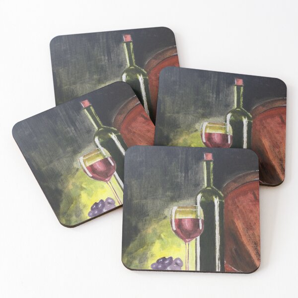 Item preview, Wine Barrel and Glass designed and sold by KatWong37.