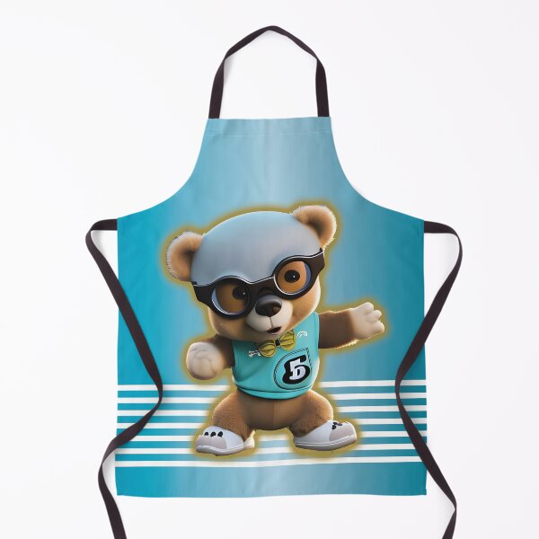 Item preview, Hip Hop Bear - Lets Dance Blue designed and sold by Witsprings.