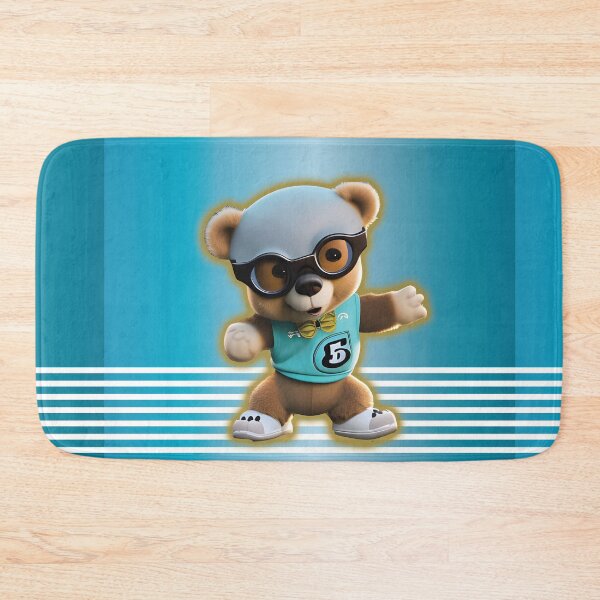 Item preview, Hip Hop Bear - Lets Dance Blue designed and sold by Witsprings.