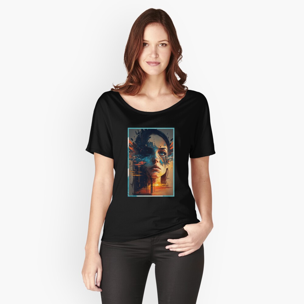 Aperçu de l'œuvre T-shirt coupe relax créée et vendue par novadreamart.