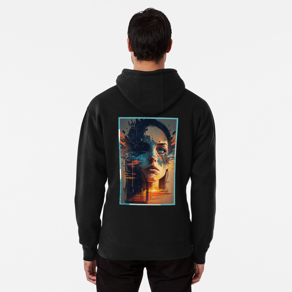 Aperçu de l'œuvre Sweat à capuche épais créée et vendue par novadreamart.