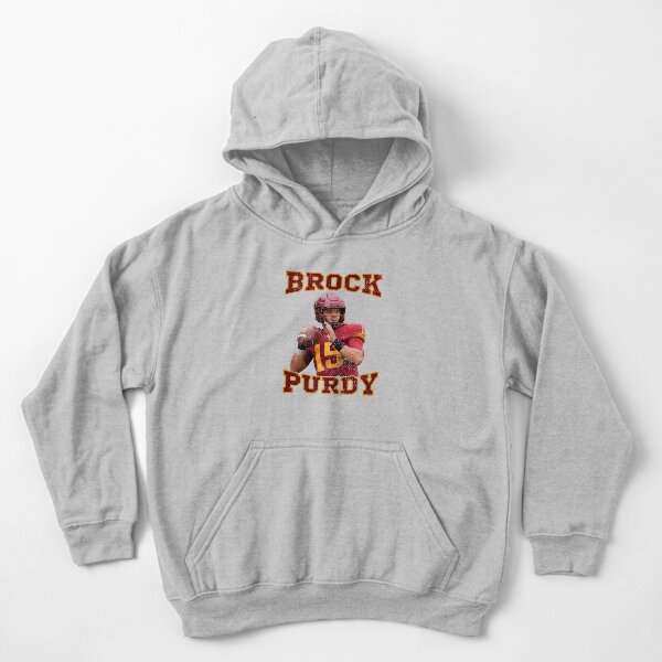 Down 'N Purdy #13 Brock Purdy Kids Pullover Hoodie for Sale by