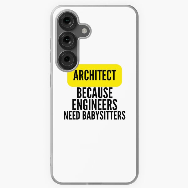 Item preview, Architect because engineers need babysitters designed and sold by Design Kingdom.