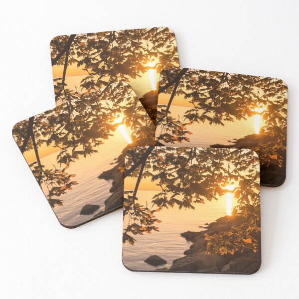 Item preview, Autumn Sunrise in Brushed Gold designed and sold by Georgia Mizuleva.