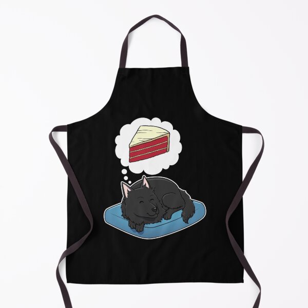 Item preview, Belgian Sheepdog dreaming about Red Velvet Cake designed and sold by DoggieDelights.