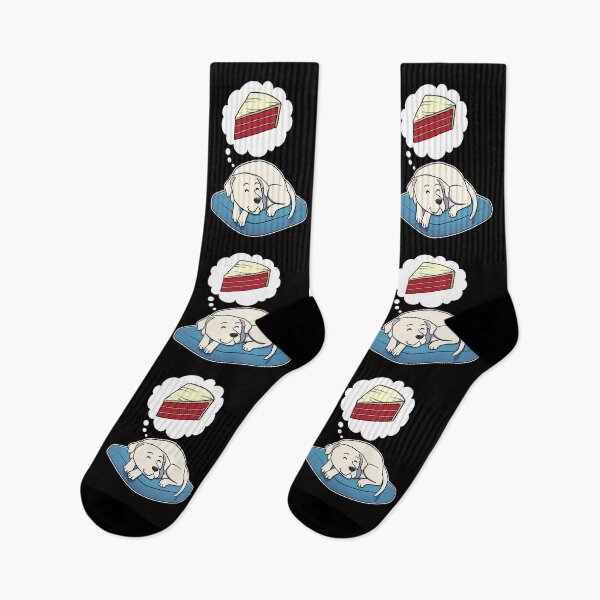 Item preview, Dogo Argentino dreaming about Red Velvet Cake designed and sold by DoggieDelights.