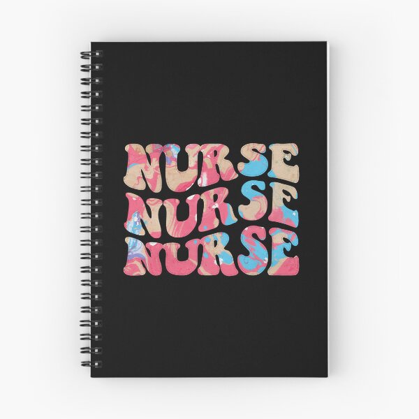 Item preview, Colorful Nursing Typography designed and sold by GrumpyFella.