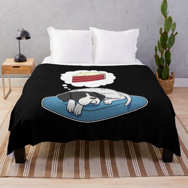 Item preview, English Pointer dreaming about Red Velvet Cake designed and sold by DoggieDelights.