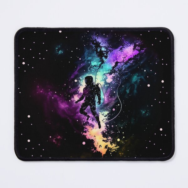 Item preview, Astronaut in space, nebula and planets designed and sold by BZAFE.