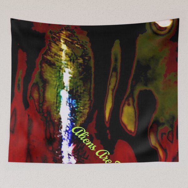 Item preview, Aliens Are Here designed and sold by SoulArtSara.