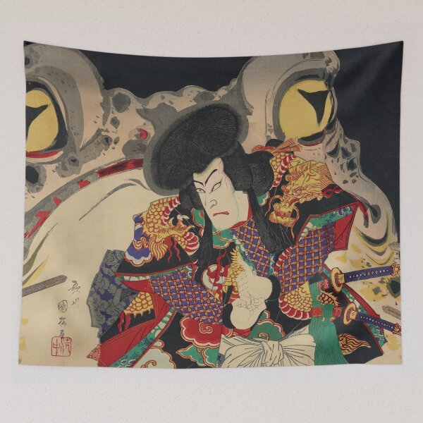Item preview, The Actor Onoe Kikugoro - Toyohara Kunichika designed and sold by Onodera.