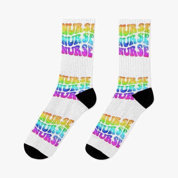 Item preview, Rainbow Nursing Typography designed and sold by GrumpyFella.