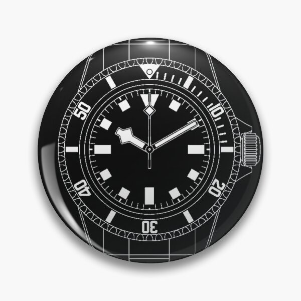 Item preview, Watch blueprint |T. designed and sold by Words-on-Black.