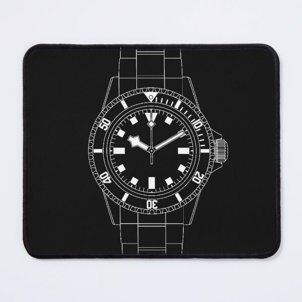 Item preview, Watch blueprint |T. designed and sold by Words-on-Black.