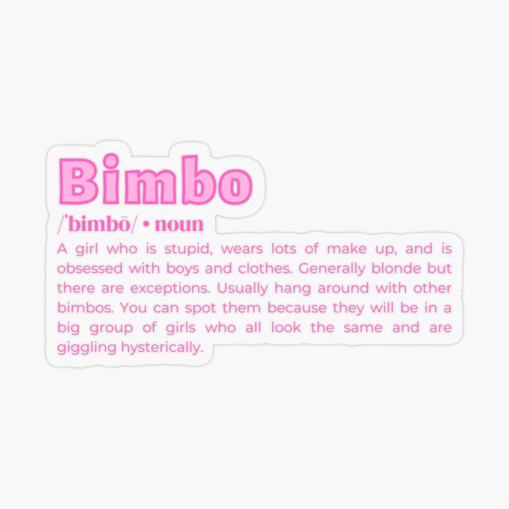 Bimbo Urban Dictionary | Pin