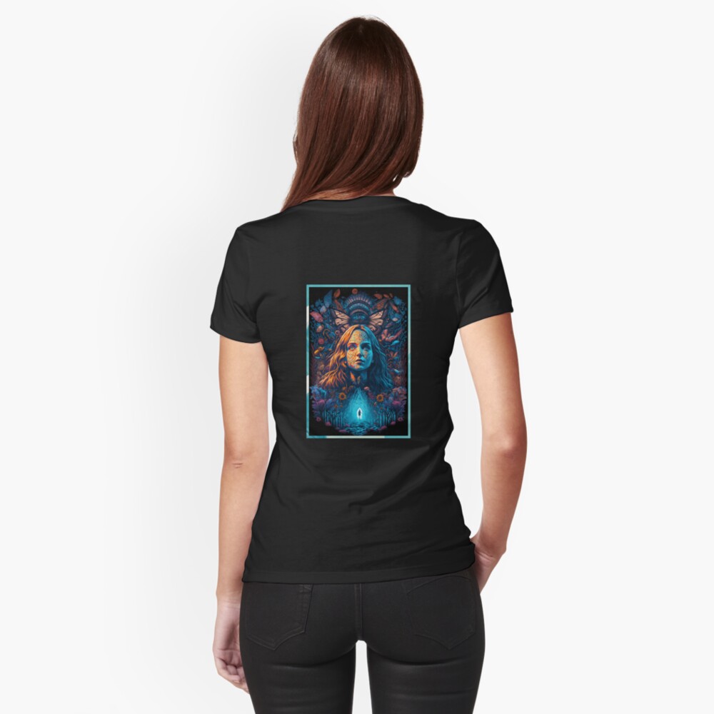 Aperçu de l'œuvre T-shirt moulant créée et vendue par novadreamart.
