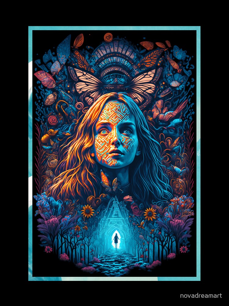 Aperçu 7 sur 7. T-shirt oversize avec l'œuvre Nova Dream x AI - #11 créée et vendue par novadreamart.