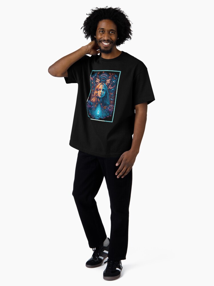 Aperçu 4 sur 7. T-shirt oversize avec l'œuvre Nova Dream x AI - #11 créée et vendue par novadreamart.