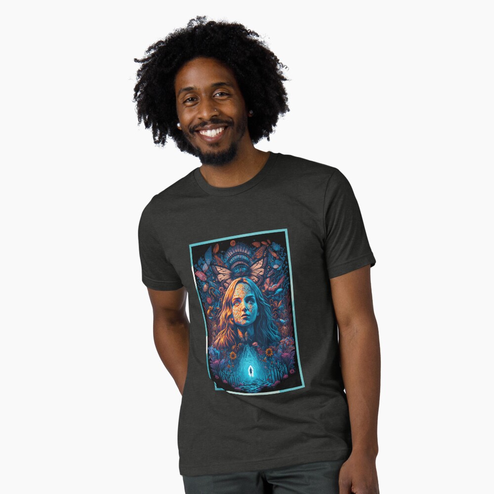 Aperçu de l'œuvre T-shirt chiné créée et vendue par novadreamart.