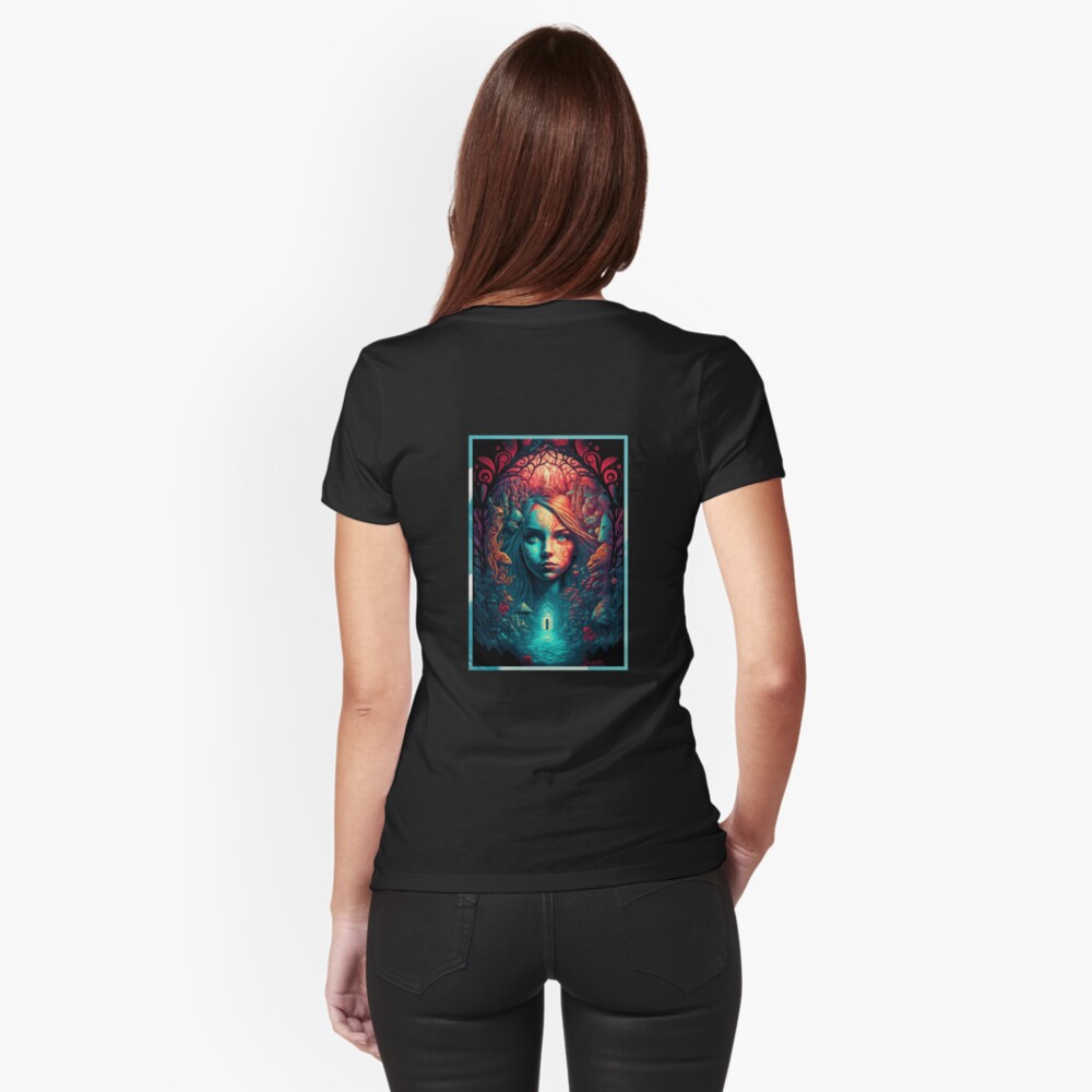Aperçu de l'œuvre T-shirt moulant créée et vendue par novadreamart.