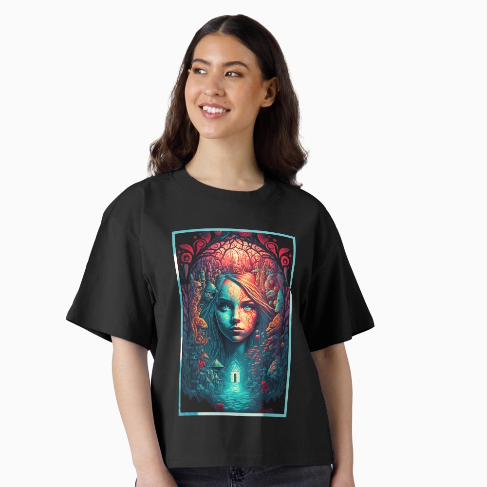 Aperçu de l'œuvre T-shirt boxy créée et vendue par novadreamart.