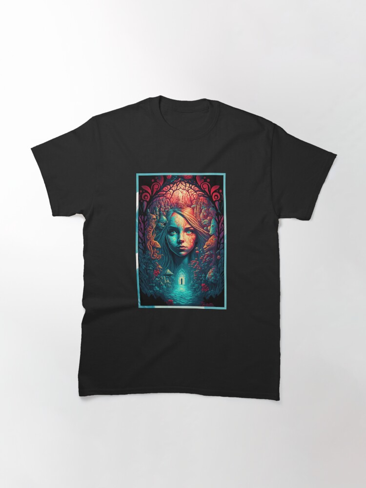 Aperçu 3 sur 7. T-shirt classique avec l'œuvre Nova Dream x AI - #12 créée et vendue par novadreamart.