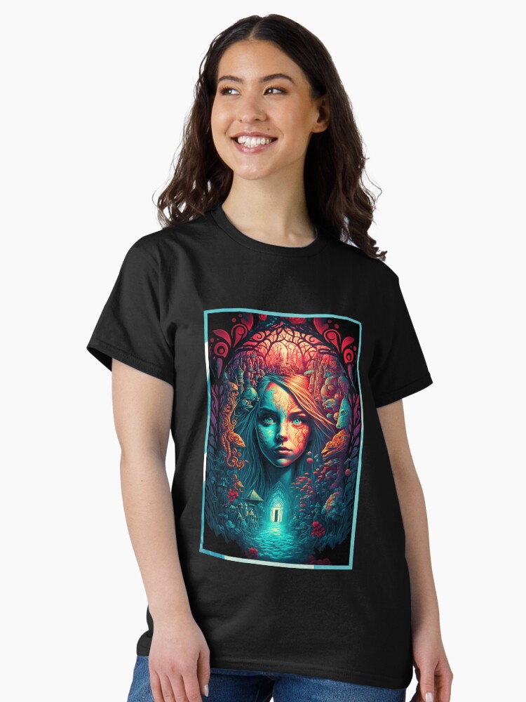 Aperçu 2 sur 7. T-shirt classique avec l'œuvre Nova Dream x AI - #12 créée et vendue par novadreamart.