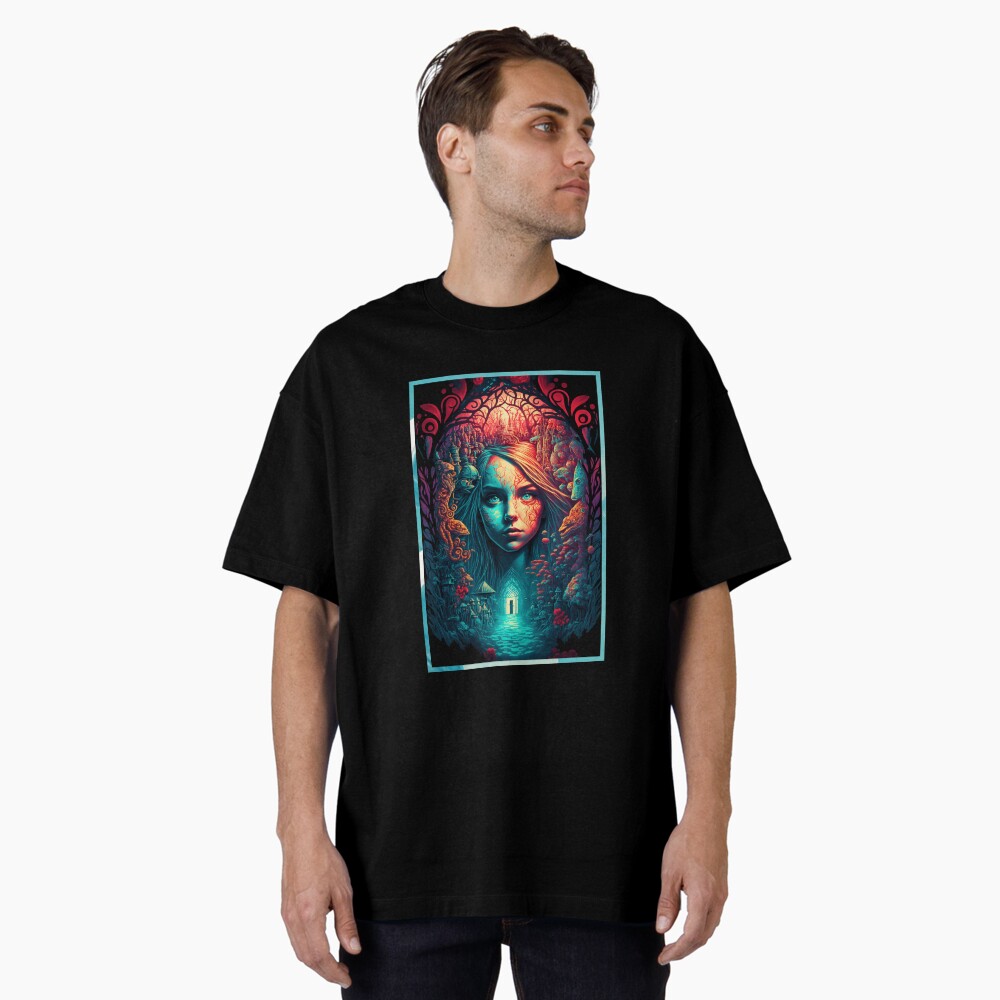 Aperçu de l'œuvre T-shirt oversize créée et vendue par novadreamart.