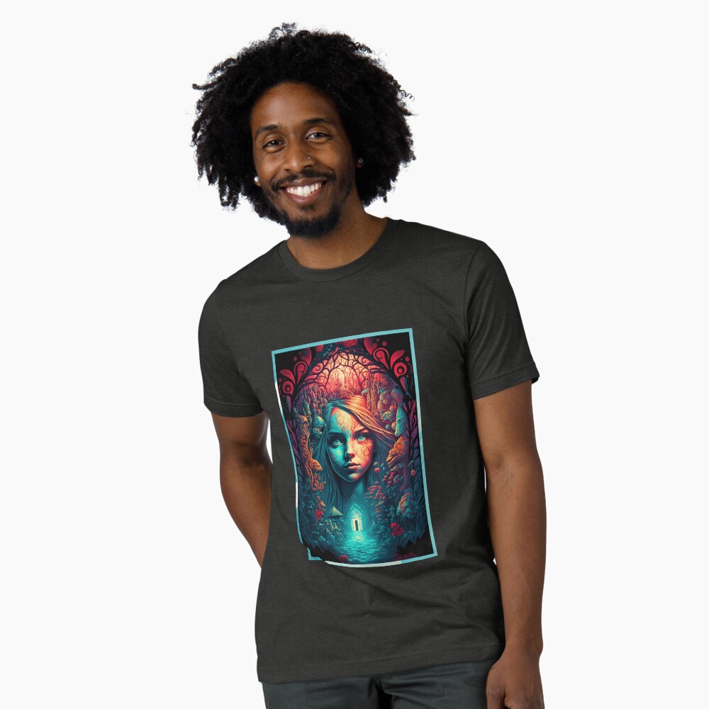 Aperçu de l'œuvre T-shirt chiné créée et vendue par novadreamart.