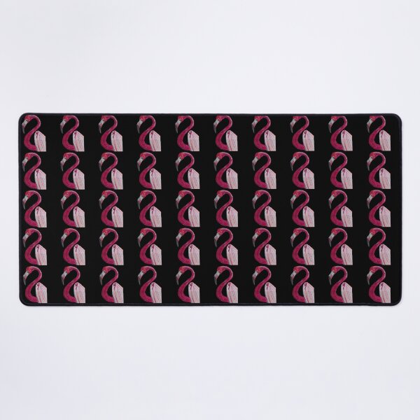 Item preview, Pink Flamingo - Art print in Black Background designed and sold by ShreecreatE.