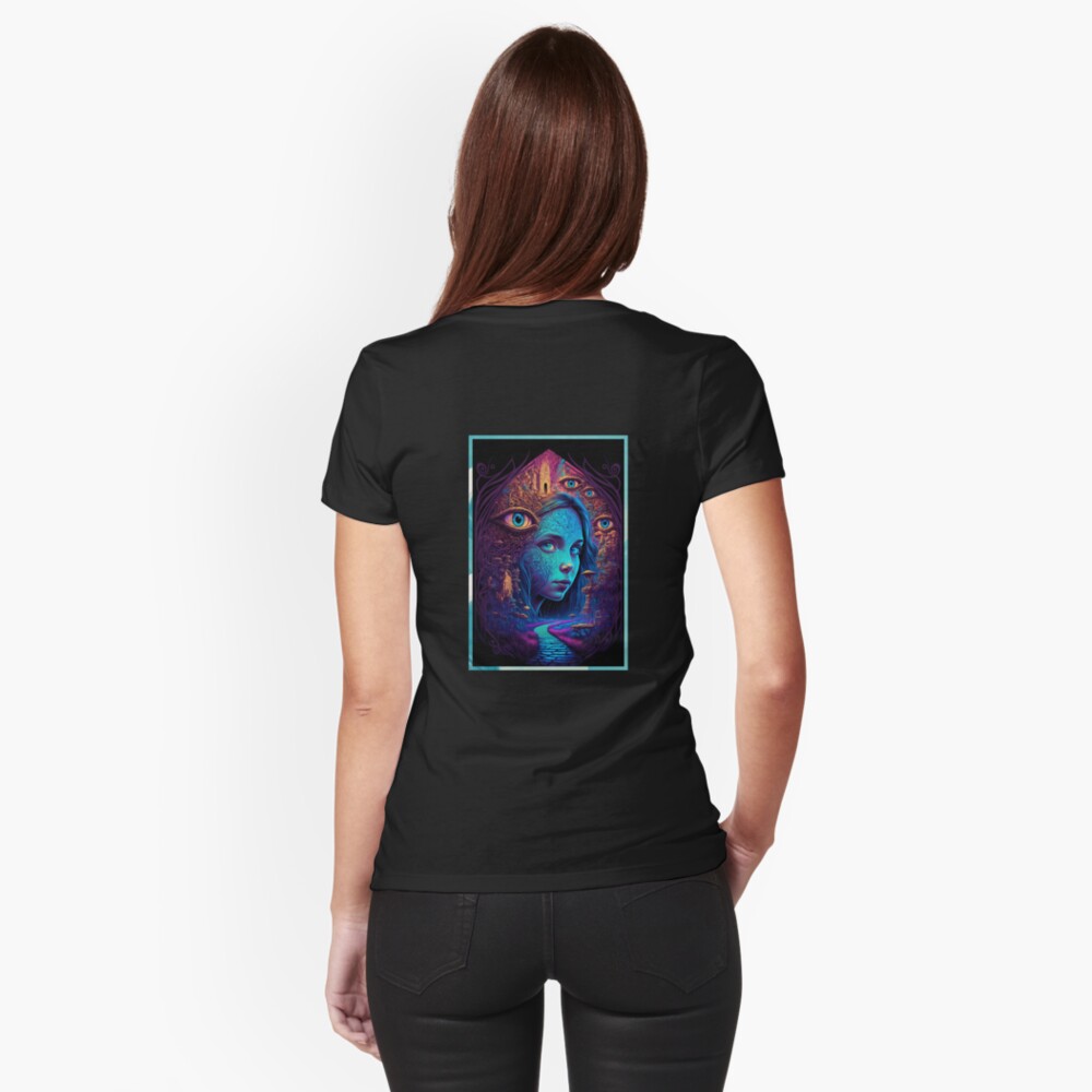 Aperçu de l'œuvre T-shirt moulant créée et vendue par novadreamart.