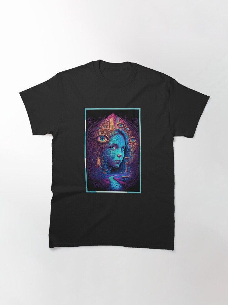 Aperçu 3 sur 7. T-shirt classique avec l'œuvre Nova Dream x AI - #13 créée et vendue par novadreamart.