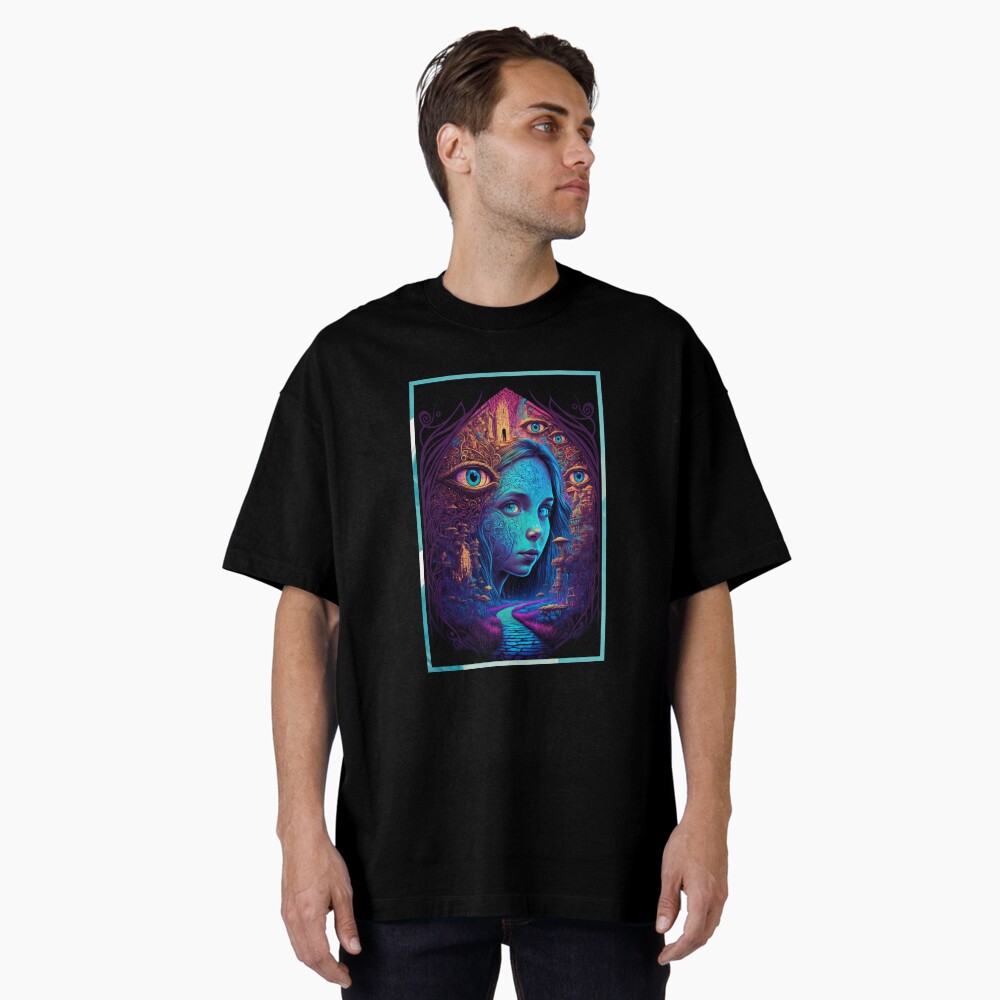 Aperçu de l'œuvre T-shirt oversize créée et vendue par novadreamart.