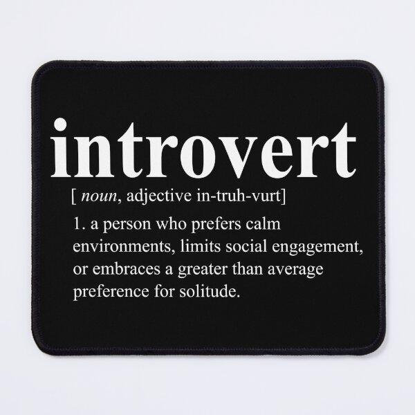 Item preview, Funny introvert definition designs - for introvert people designed and sold by GraphicDream.