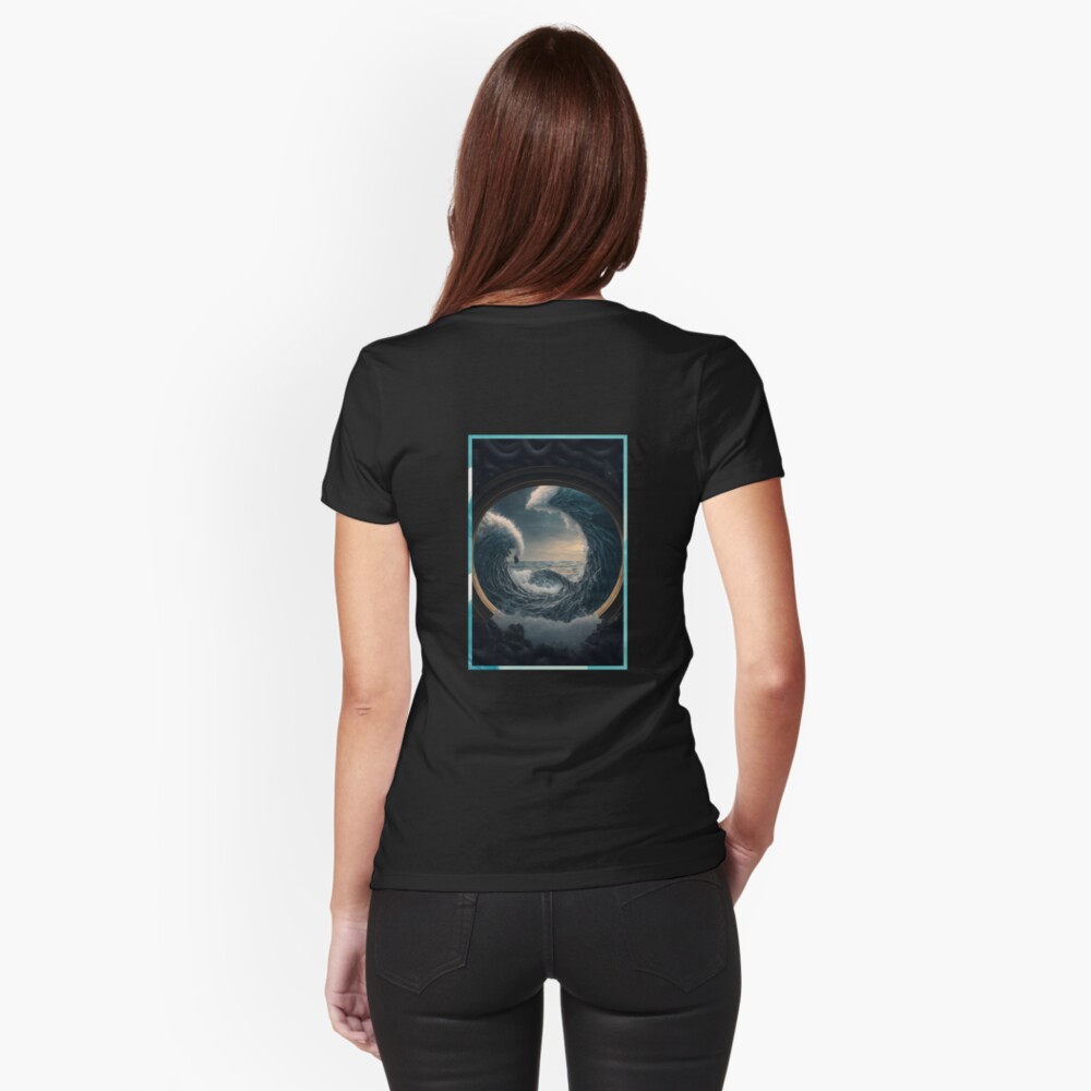 Aperçu de l'œuvre T-shirt moulant créée et vendue par novadreamart.