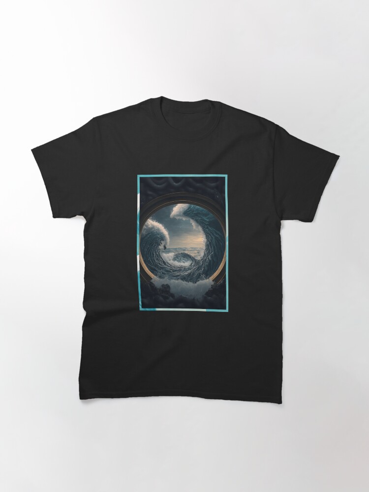 Aperçu 3 sur 7. T-shirt classique avec l'œuvre Nova Dream x AI - #14 créée et vendue par novadreamart.