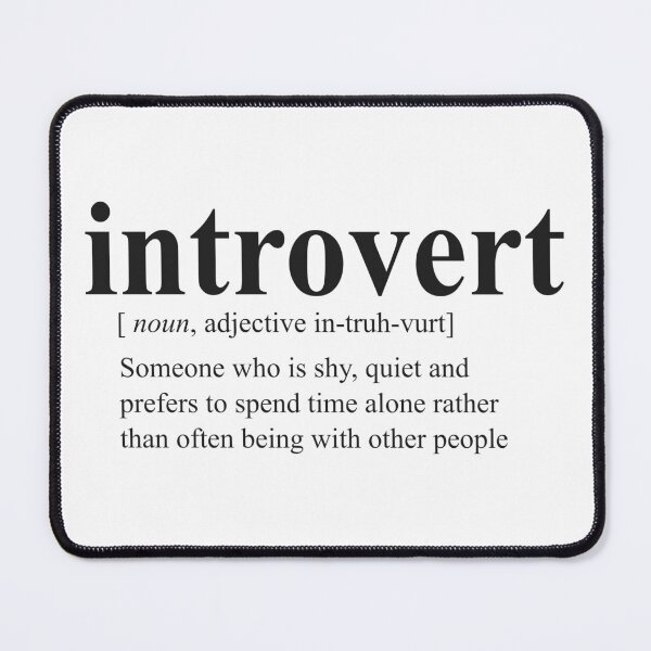 Item preview, Funny introvert definition designs - for introvert people designed and sold by GraphicDream.