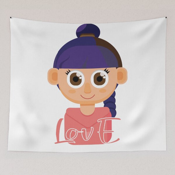Item preview, Love Girl Illustration designed and sold by Vecture ..