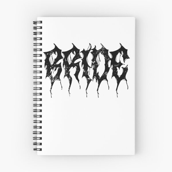 Item preview, Bride Wedding Day In Death Metal Font Dark Letters designed and sold by brytfanna.