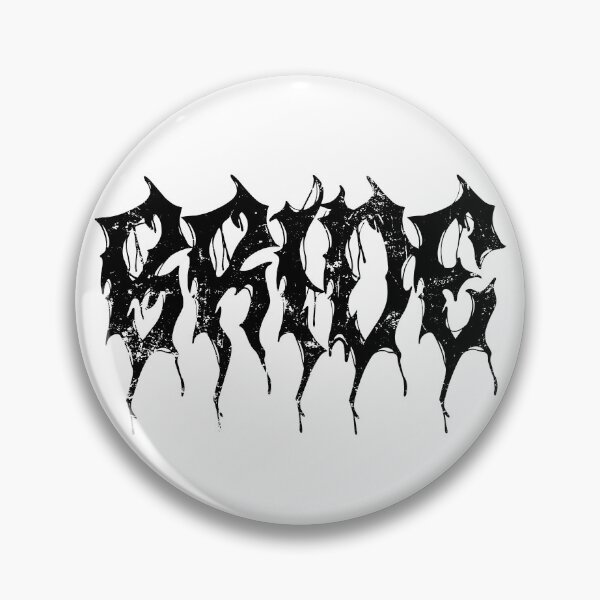 Item preview, Bride Wedding Day In Death Metal Font Dark Letters designed and sold by brytfanna.
