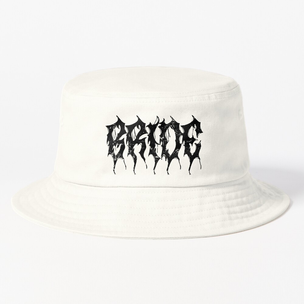 Bride Wedding Day In Death Metal Font Dark Letters Cap