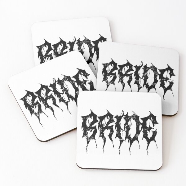 Item preview, Bride Wedding Day In Death Metal Font Dark Letters designed and sold by brytfanna.