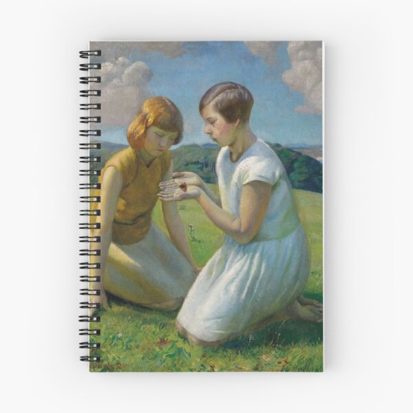Item preview,  Two young girls with a butterfly - HAROLD HARVEY  designed and sold by Vintage Designs +.